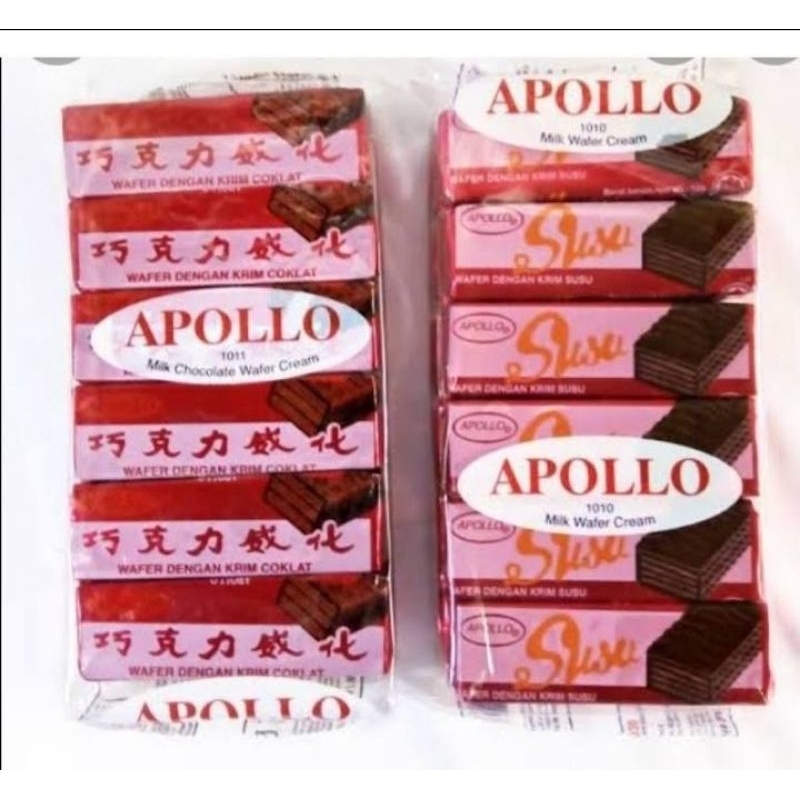 

SNACK KILOAN WAFER APOLLO ISI 12pcs CEMILAN MURAH