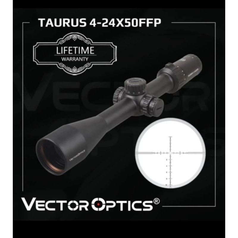 Teleskop Vector Taurus 4-24x50 FFP IR Original - Vector Optics