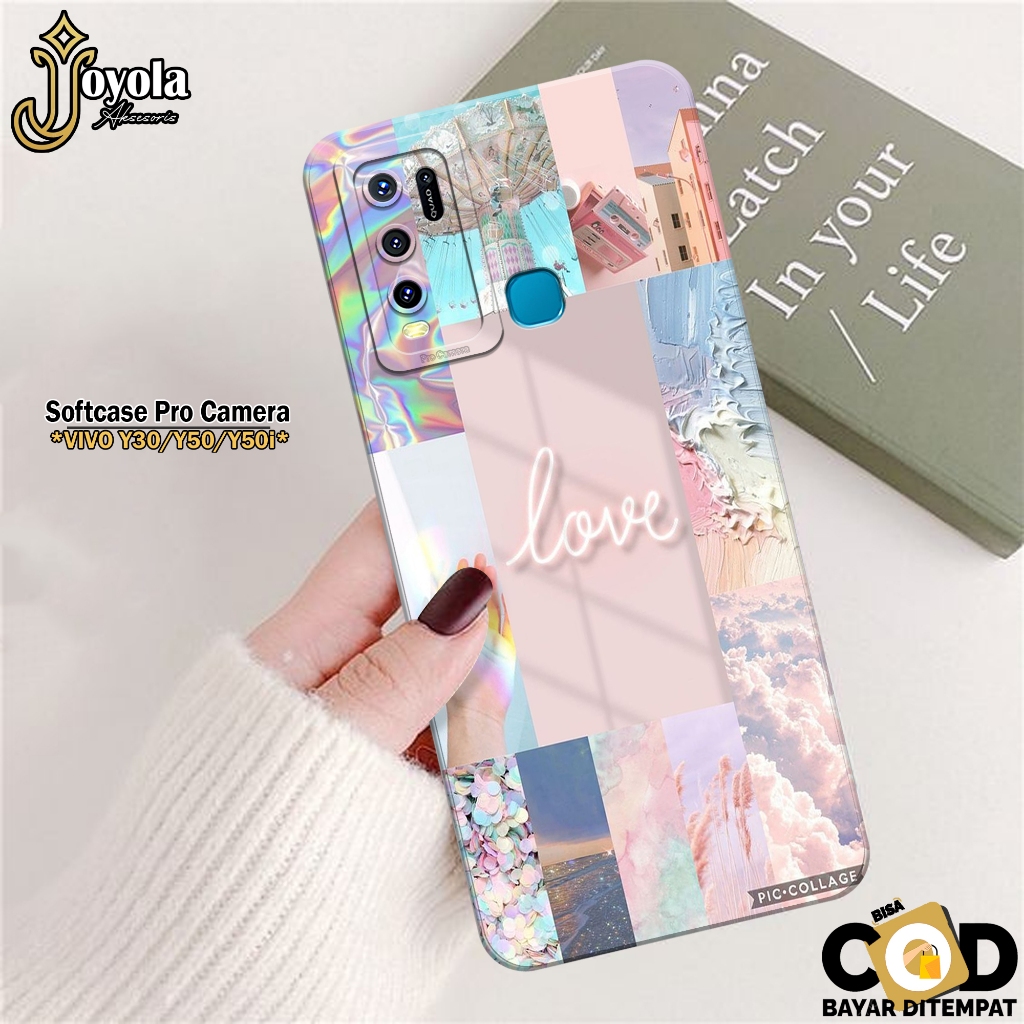 JOYOLA Case VIVO Y30 / Y50 / Y30i Terbaru - Fahion Case Aesthetic - Softcase VIVO Y30 / Y50 / Y30i -