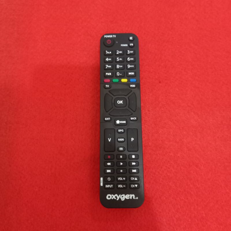 Remote TV STB OXYGEN Original Asli .