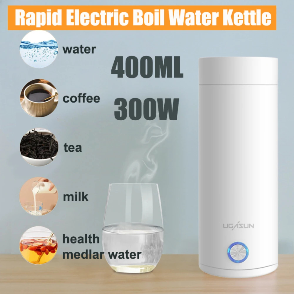 TERMOS LISTRIK TERMAL PORTABLE BOTOL MINUM TERMOS LISTRIK TERMAL 400ML 300W