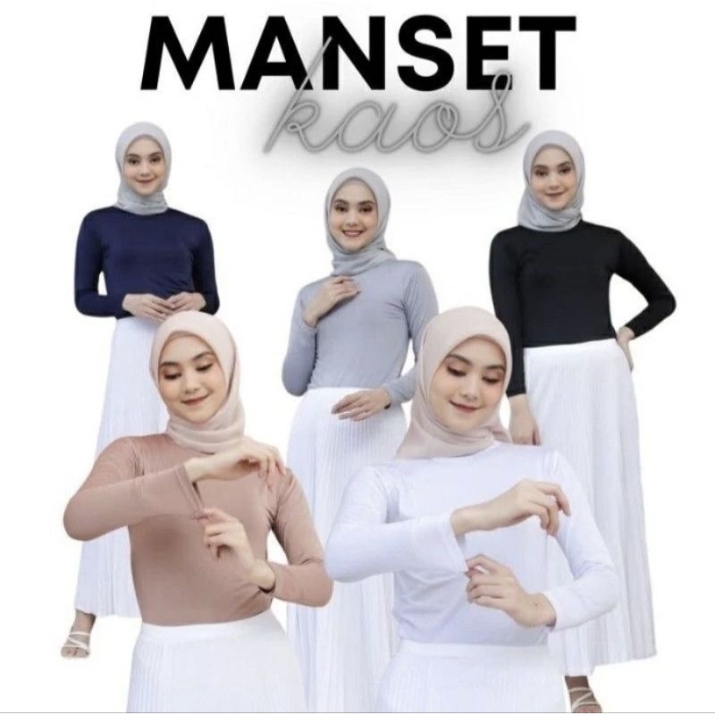 Manset Baju Wanita Lengan Panjang // Daleman/Iner  Kaos Lengan Panjang