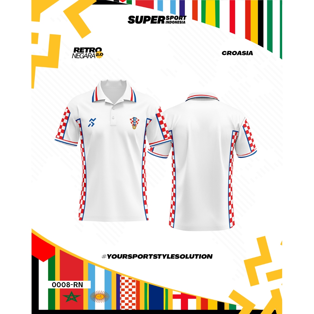 Retro Jersey Croatia - Exclusive Design