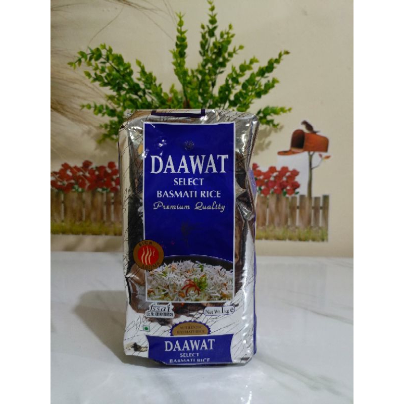 

Beras Basmati Rice DAAWAT Select Premium Quality 1kg