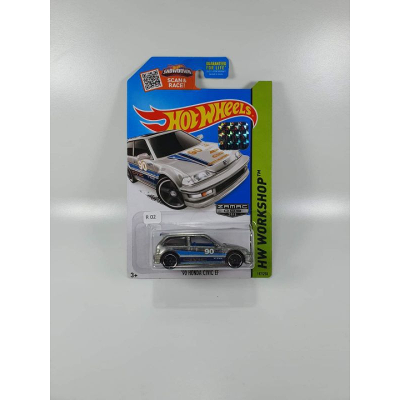 Hotwheels 90 Honda Civic EF Zamac FS