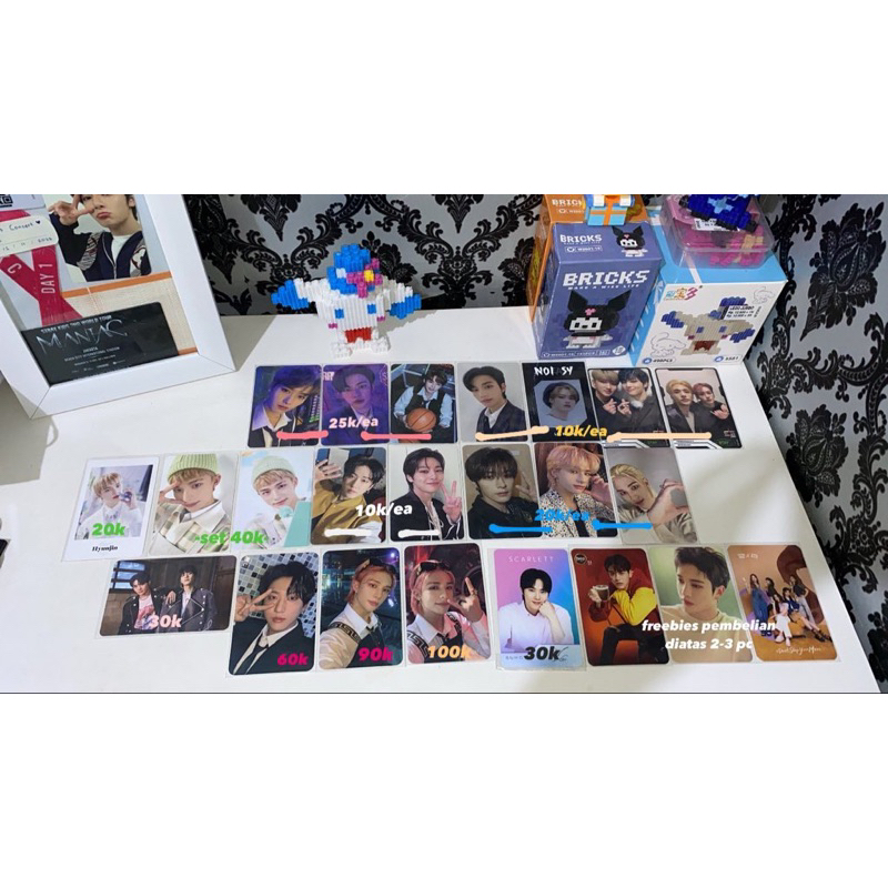 Photocard (PC) Stray Kids hyunjin leeknow changbin I.N seungmin cevel oddinary noeasy maniac sg23 5s