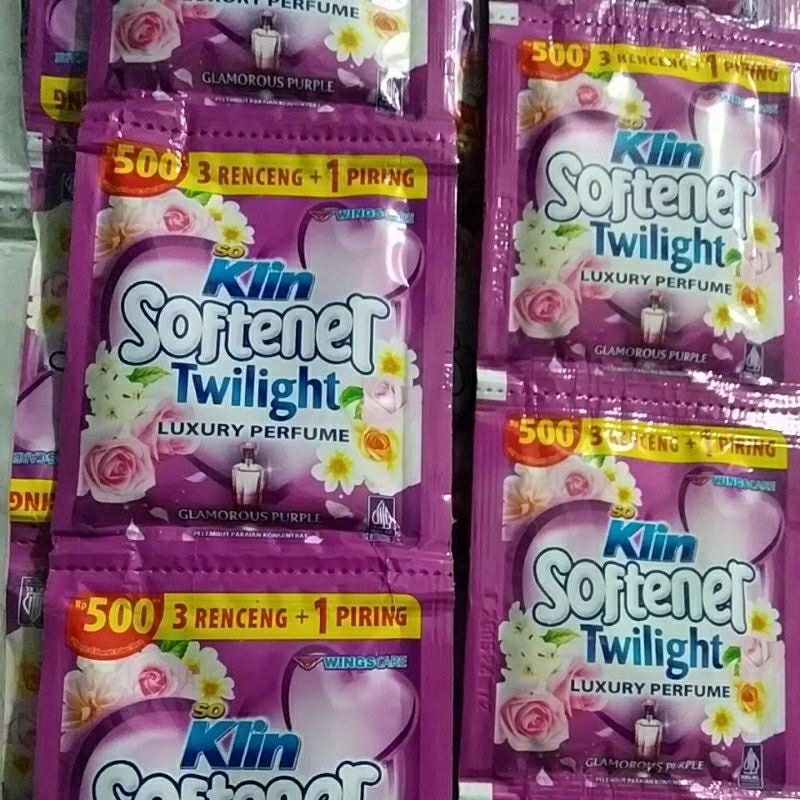 Promo Soklin So klin Softener 1 kali bilas ( 1 renceng x 12 sachet )