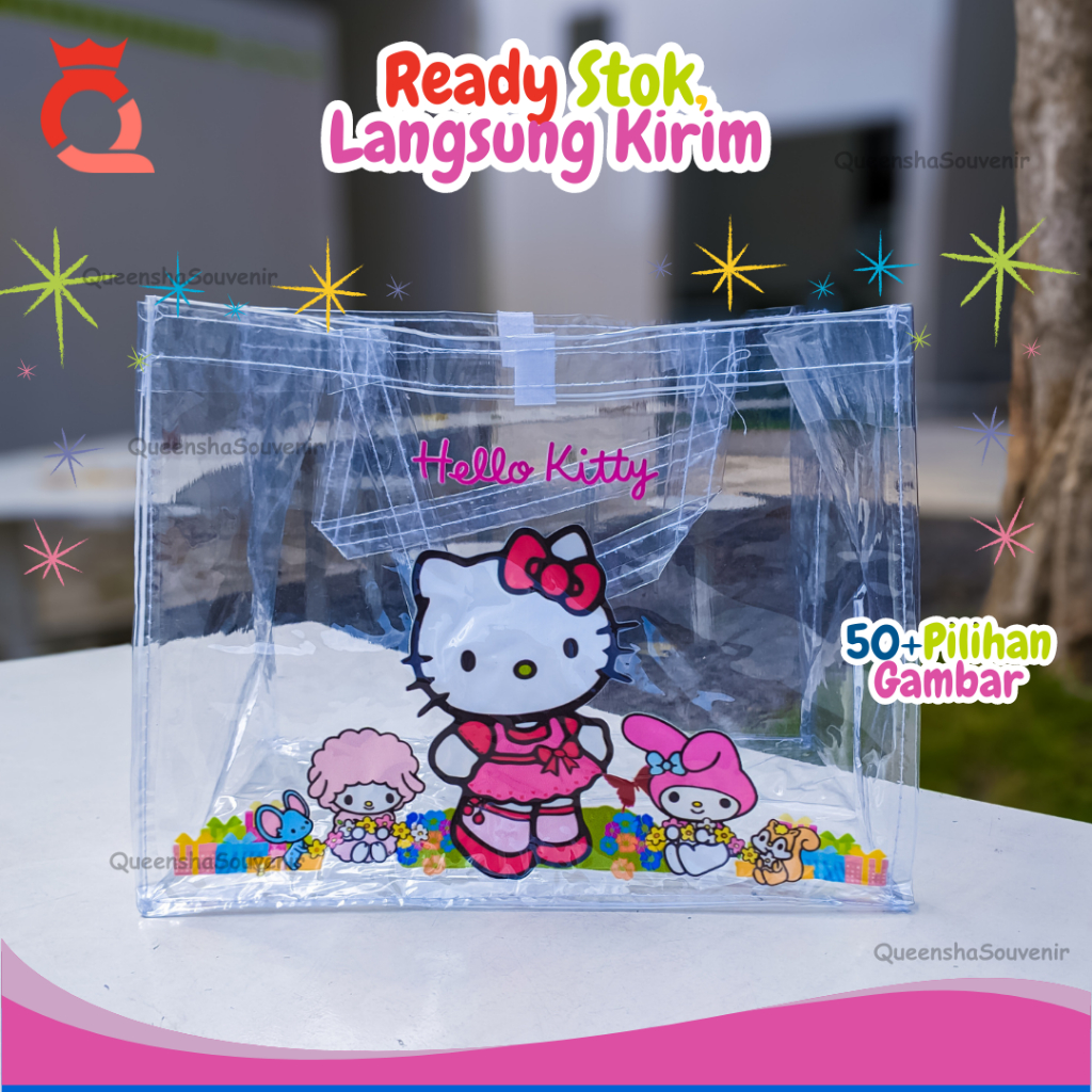 

Tas Souvenir Hampers Bingkisan Snack Mika Bening Transparan Ulang Tahun Ultah Anak Laki Laki Perempuan Unik Lucu Bento MB2