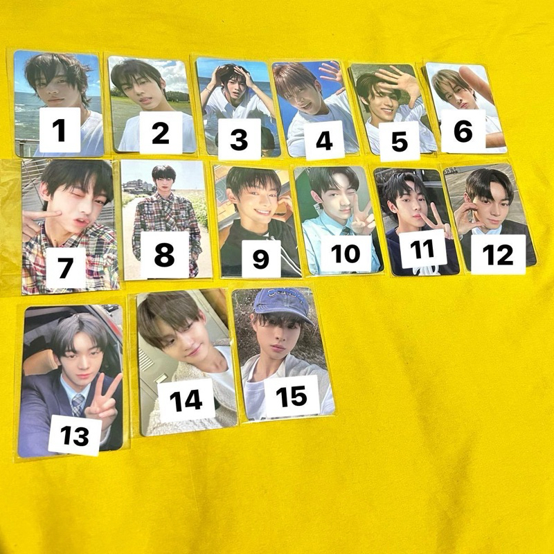 Photocard PC TWS 24/7 Hanjin Youngjae Kyungmin Jihoon Shinyu Dohoon Sparkling blue muplant music pla