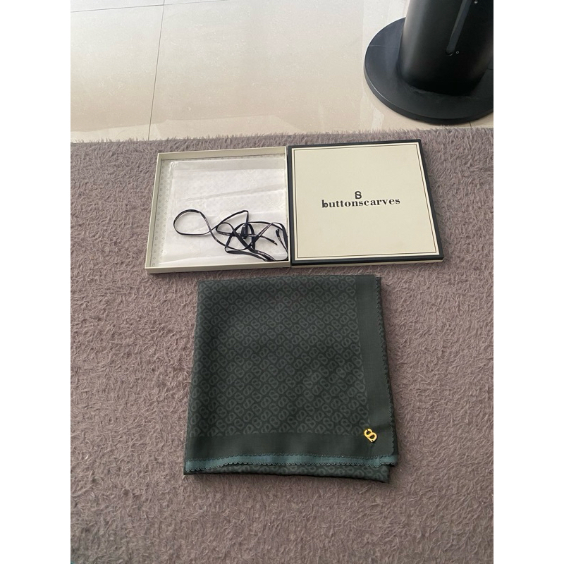 PRELOVED BUTTONSCARVES TAPIS VOAL SQARE