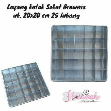 SPESIAL DISKON Loyang Bolu Brownies Sekat 2x2  24x24  28x28