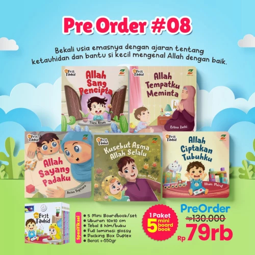 Paket 5 Buku My First Tauhid Memperkenalkan Anak Tentang Tauhid