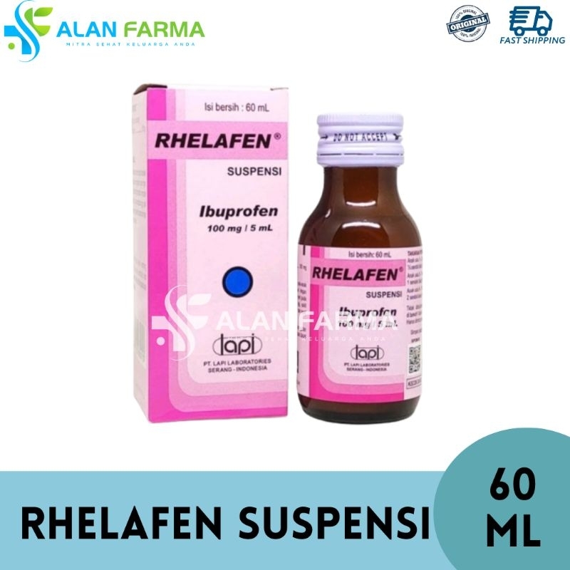 Rhelafen Suspensi 60 mL | Ibuprofen Sirup