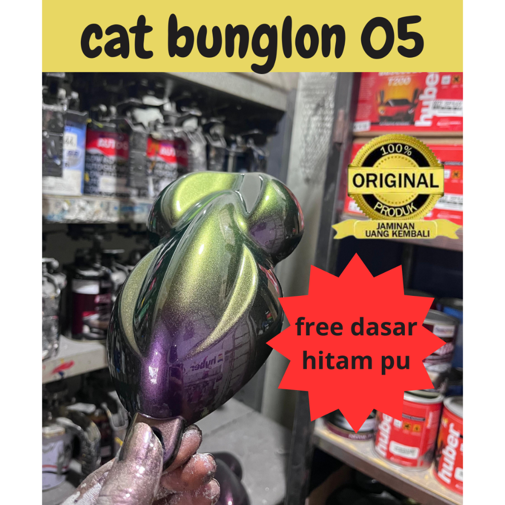 cat bunglon pu spesial kode 05/cat bunglon pu free dasar hitam pu original 100% pu