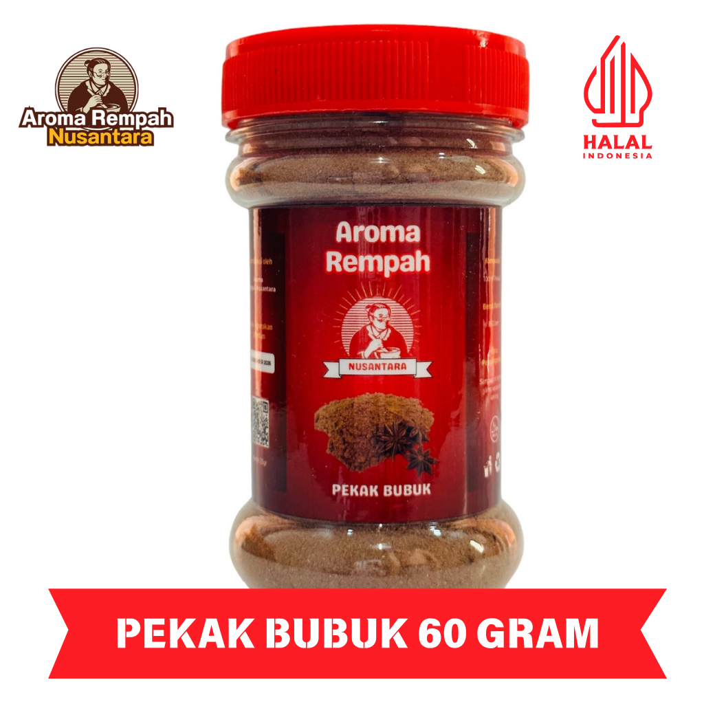 

Aroma Rempah Nusantara - Pekak Bunga Lawang 60gr - Bubuk Bumbu Masak Dapur Star Anise Powder Premium Murni