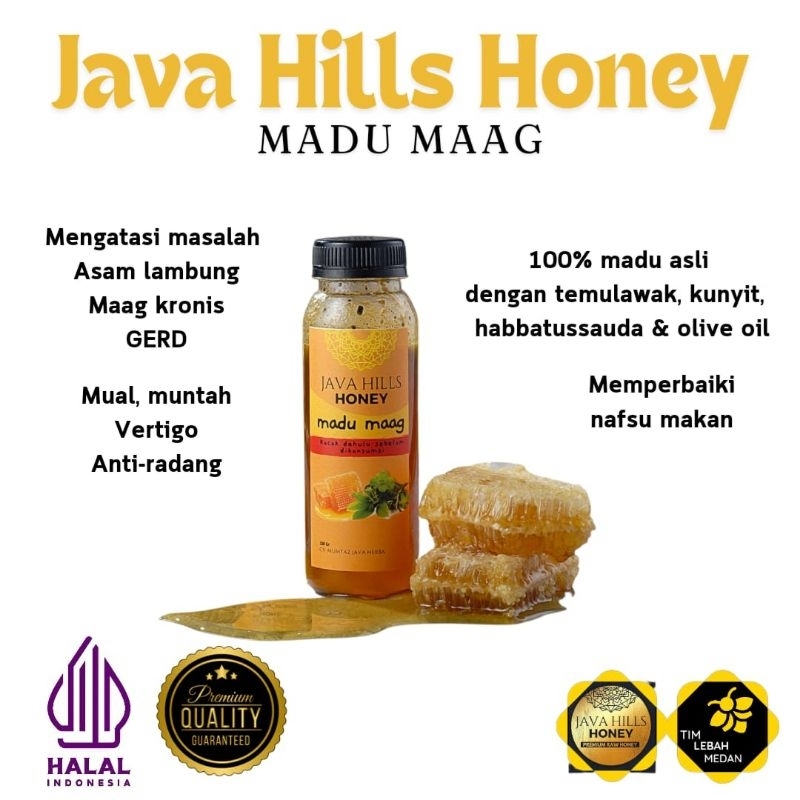 

Madu Maag Java Hills Honey Original 320gr| Madu Sehat Lambung| Asam Lambung GERD Vertigo Mual Muntah| Madu Herbal Premium Pengiriman dari Medan