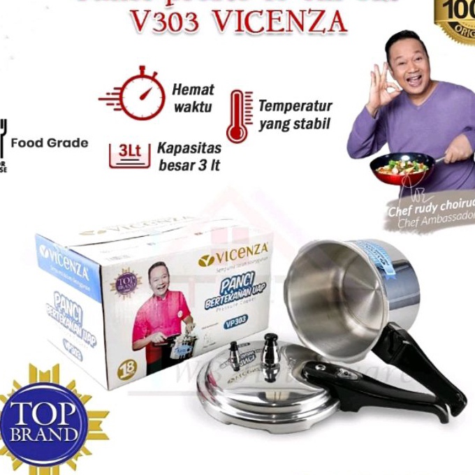 Terbaik PANCI PRESTO VICENZA 3LITER VP33  PRESTO HC 4LITER