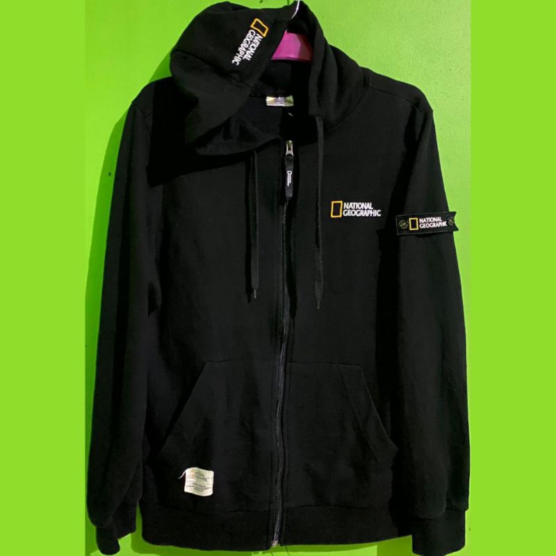 Hoodie Zipper NATIONAL GEOGRAPHIC (Patch)