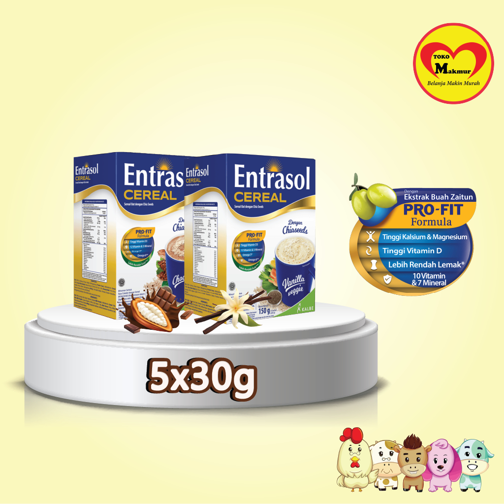 

Entrasol Quick Start Coklat / Vanila 5 x 30gr / Toko Makmur Online