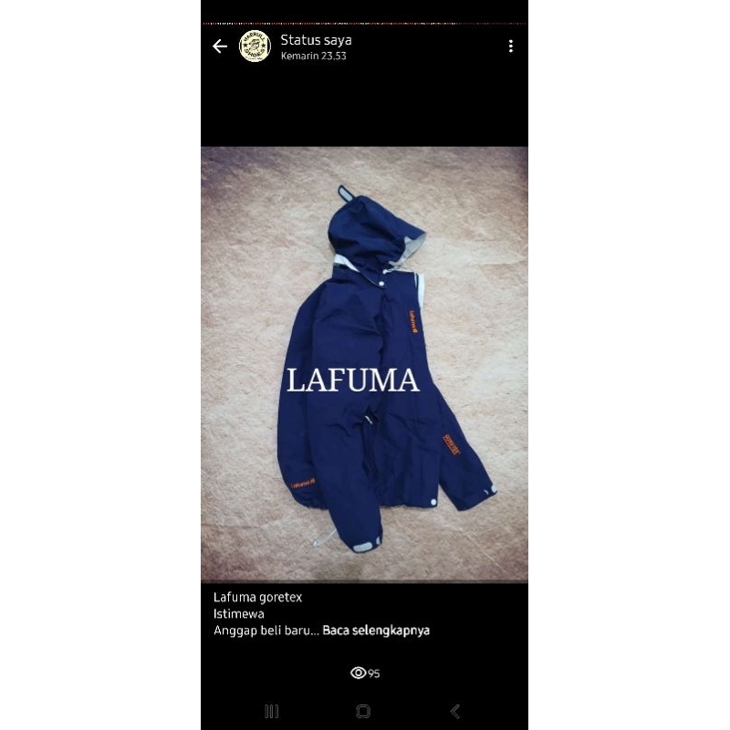 jaket lapuma outdoor keren preloved