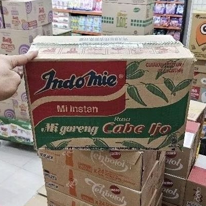 

ED 04.26 - CTN 40S - MIE INDOMIE GORENG CABE IJO HIJAU ISI 40 PCS / MI INSTAN INDOMIE