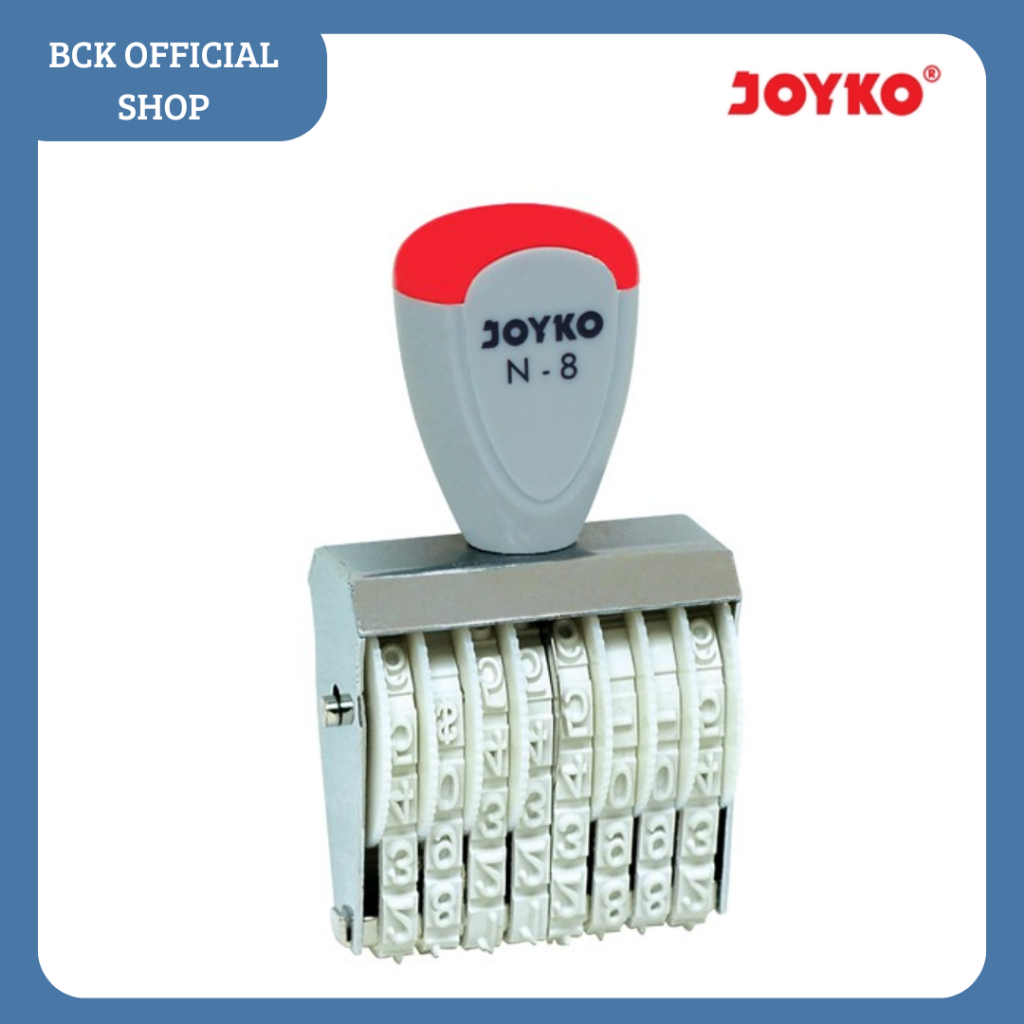 

Number Stamp / Stempel Angka / Nomor N-8 / 8 Digits Joyko (PCS)