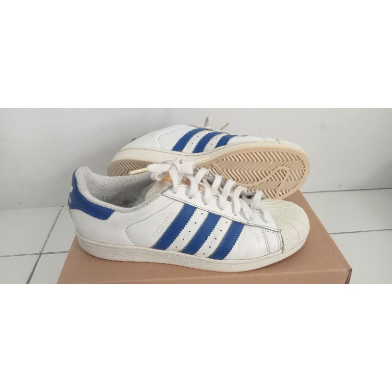 Sepatu adidas Superstar second ori size 42 insole 26,5 cm