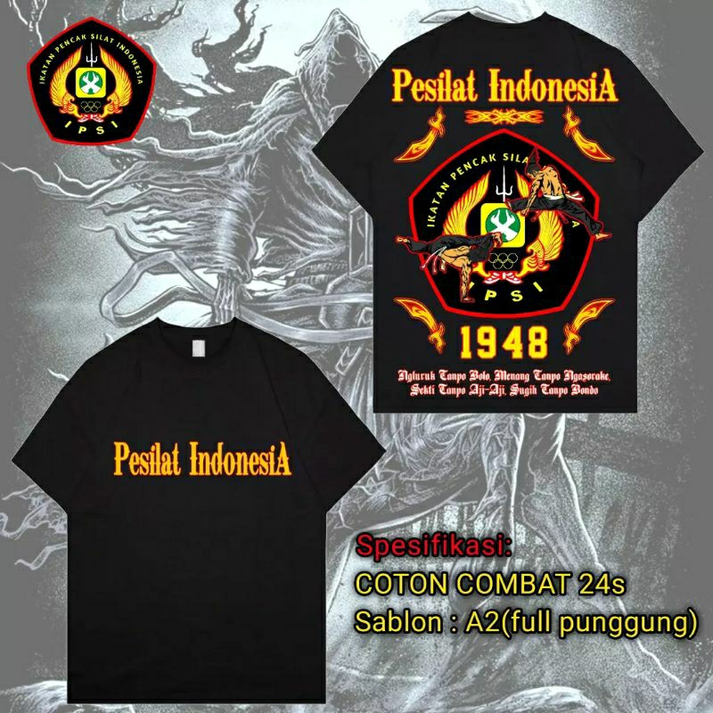 TOKO IPSI | Kaos Umum IPSI Indonesia 24s SABLON A2 v.1