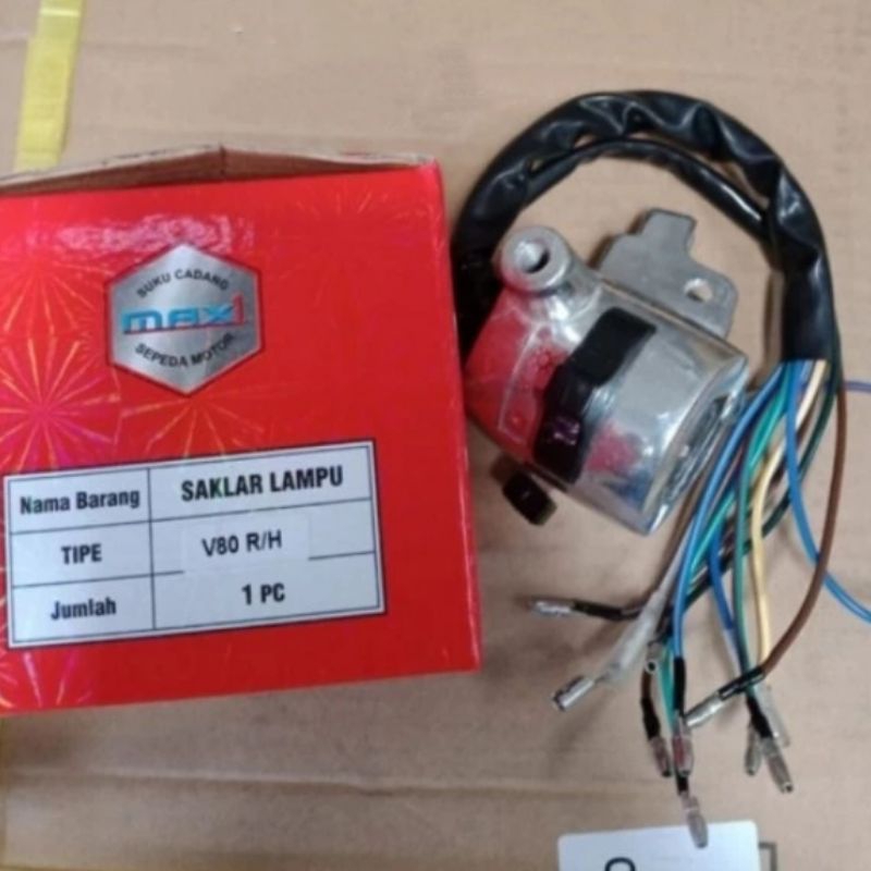HOLDER SAKLAR TOMBOL KANAN KIRI SET KIT YAMAHA V80 V 80