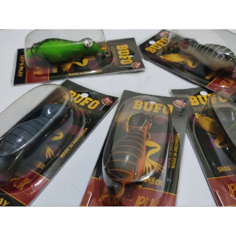 BUFO soft frog BICEL geol 6 cm umpan casting gabus soft frog bufo bicel geol