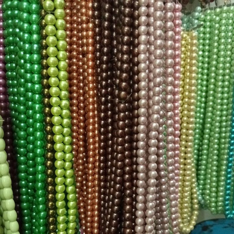 mutiara berat/ manik manik 10mm per renteng