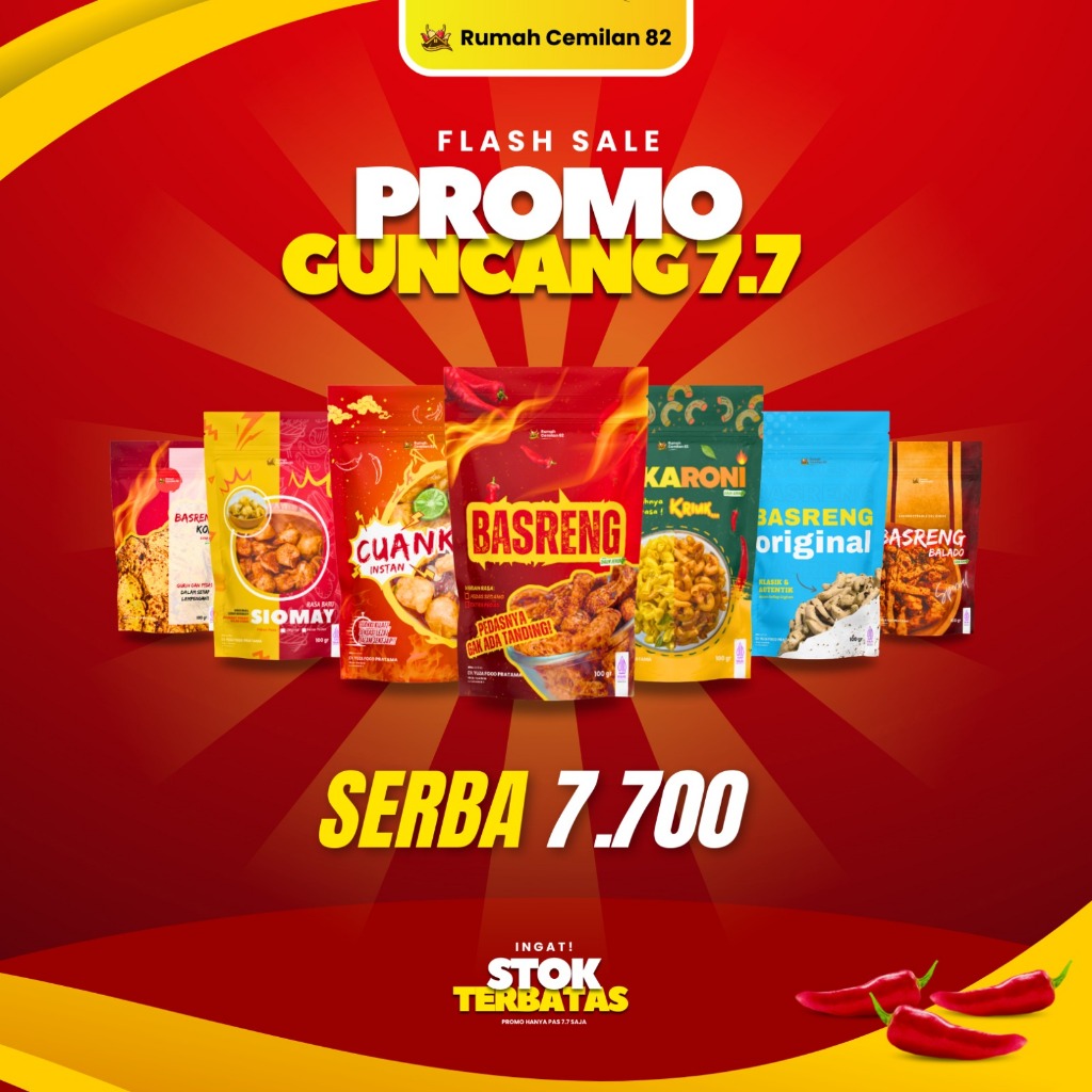 

PROMO SERBA 7.7 RUMAH CEMILAN82 PREMIUM