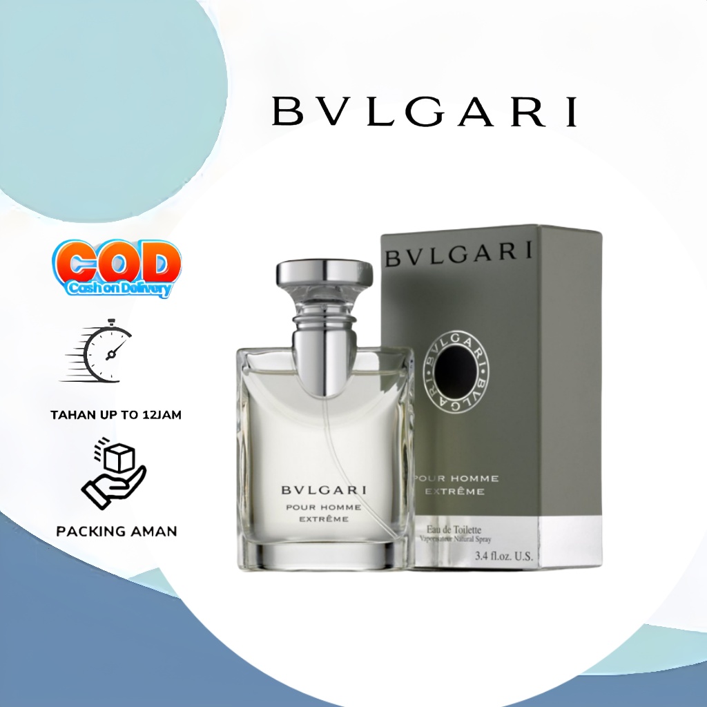 【100% Original】Bvlgari bvlgari pour homme extreme Toilette Extreme EDT 100ml Men