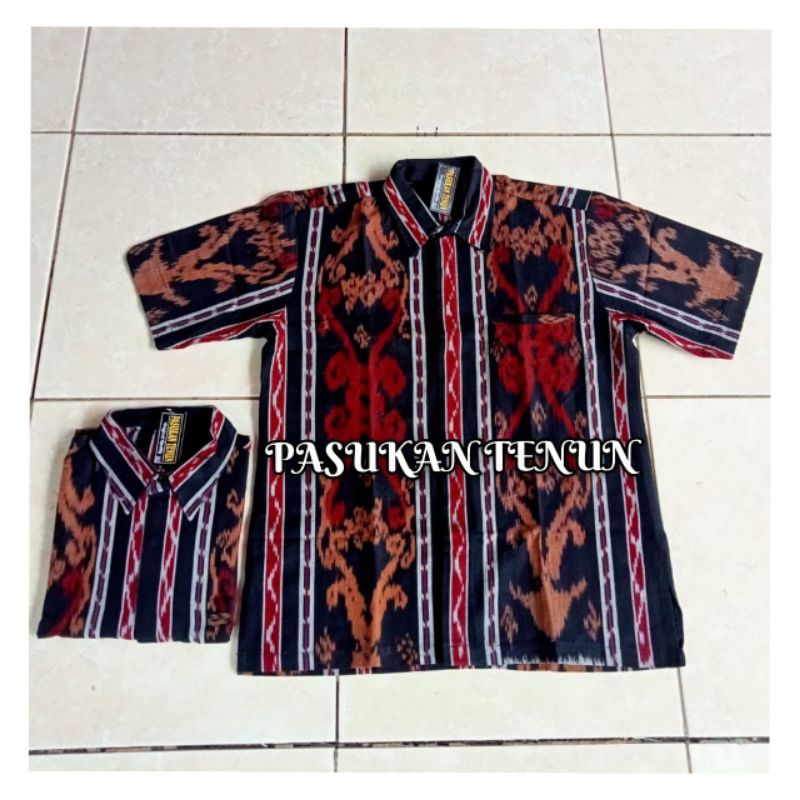 KEMEJA XL XXL TENUN JEPARA kemeja cowok kemeja tenun cowok kemeja tenun asli kemeja tenun original.K