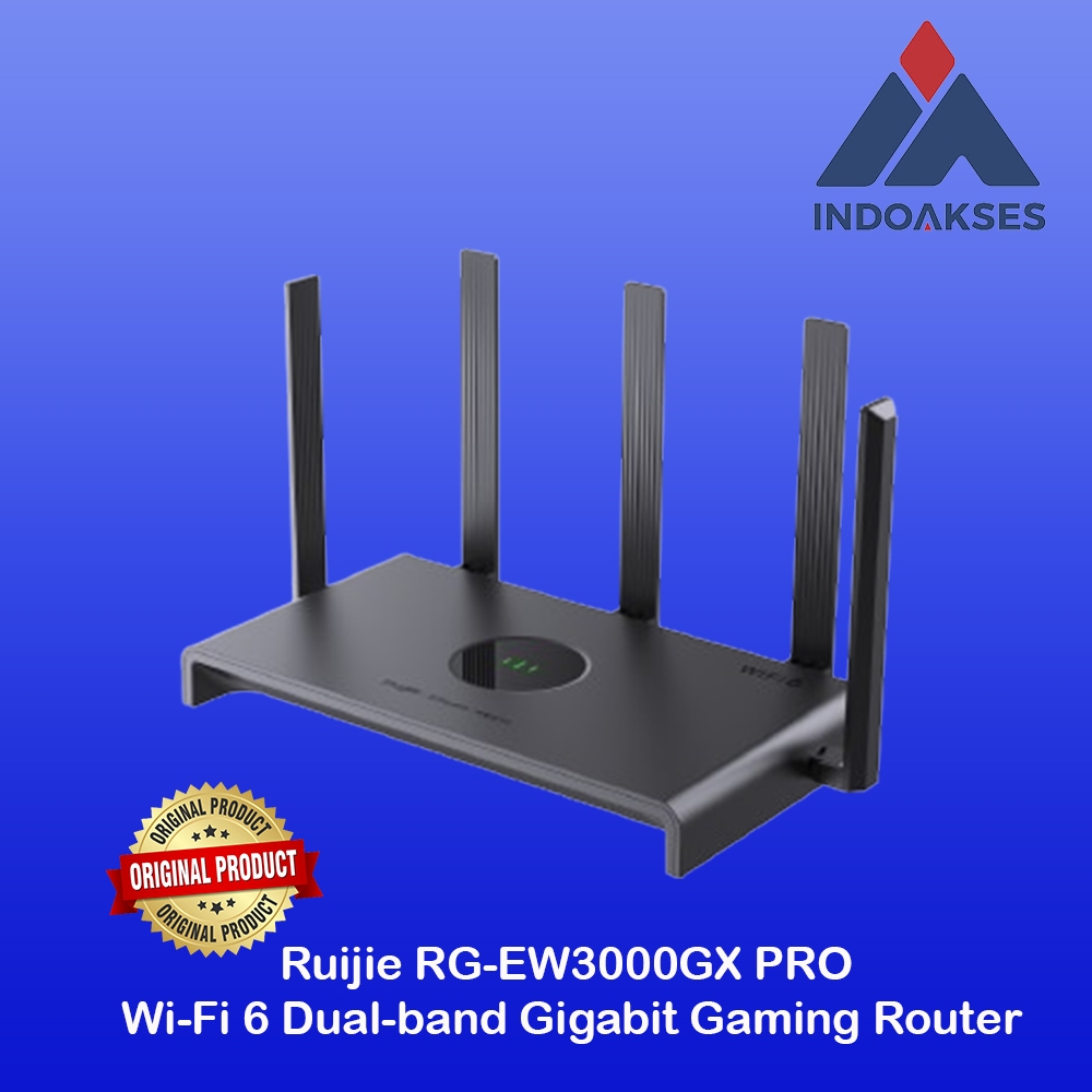 Ruijie RG-EW3000GX PRO WiFi 6 Dual Band Gigabit Gaming Router RG-EW3000GX PRO 3000M