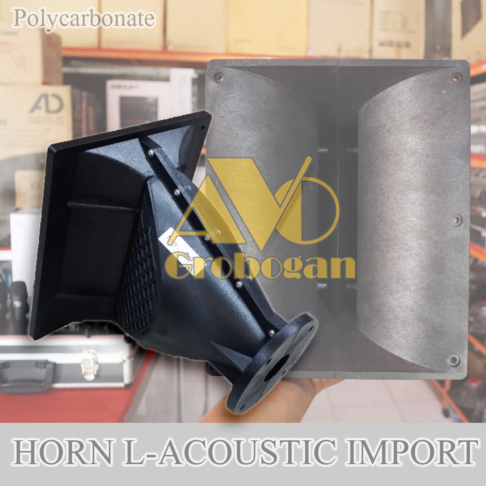 Horn L Acoustic Horn Kodok Import Polycarbonate Corong Tweeter Exit 1.4 Inch