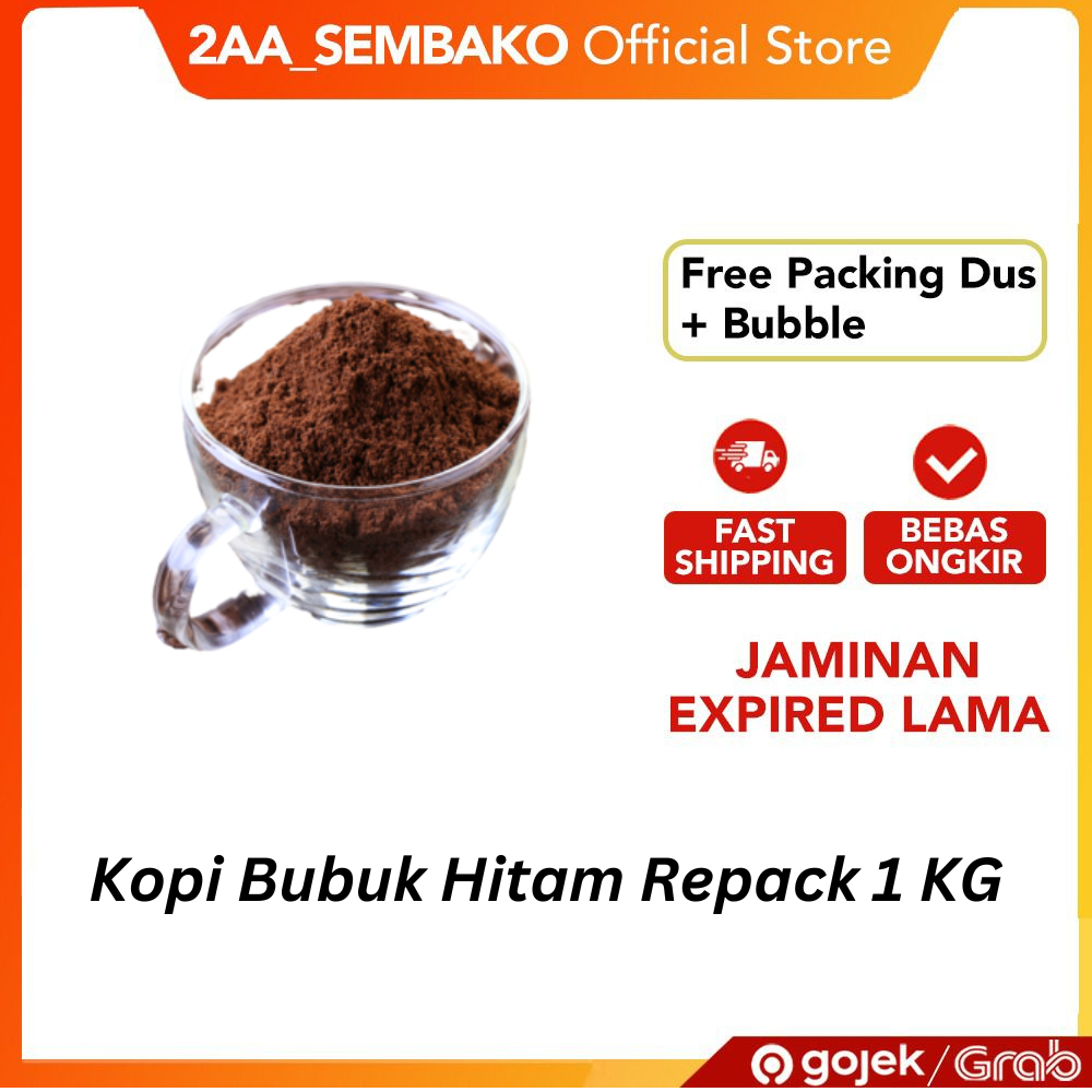 

Kopi Bubuk Hitam Repack 1 KG