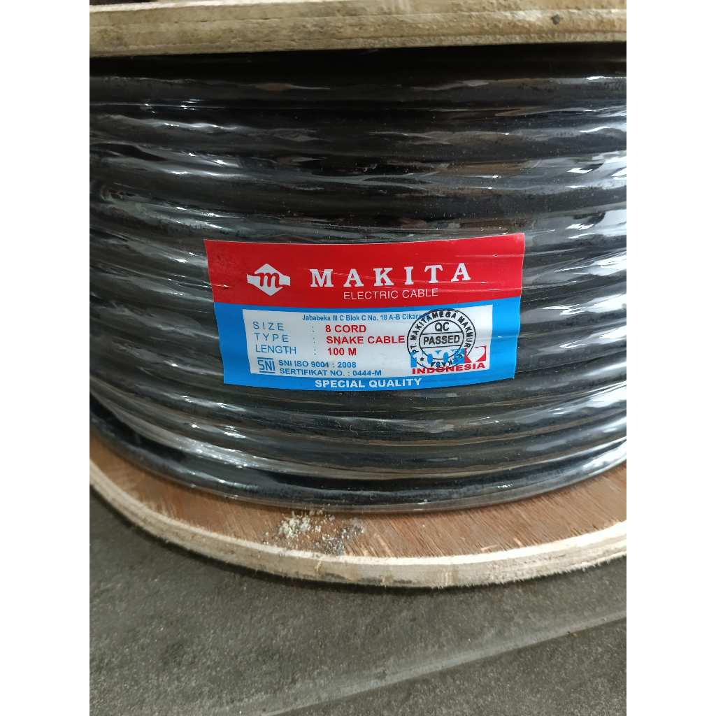 Kabel snake Makita 8 channel(meteran)