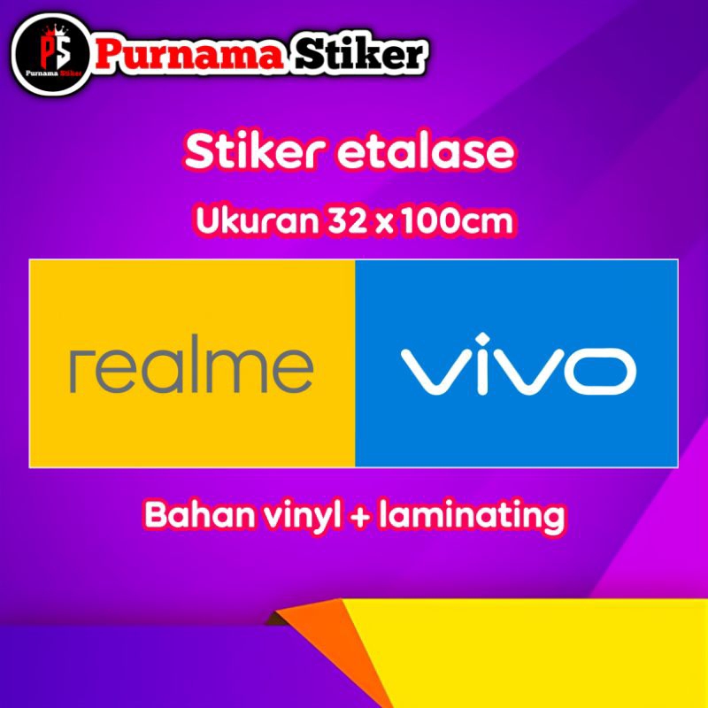 

Stiker bawah etalase konter Bahan vinyl Ukuran 32x100cm laminating