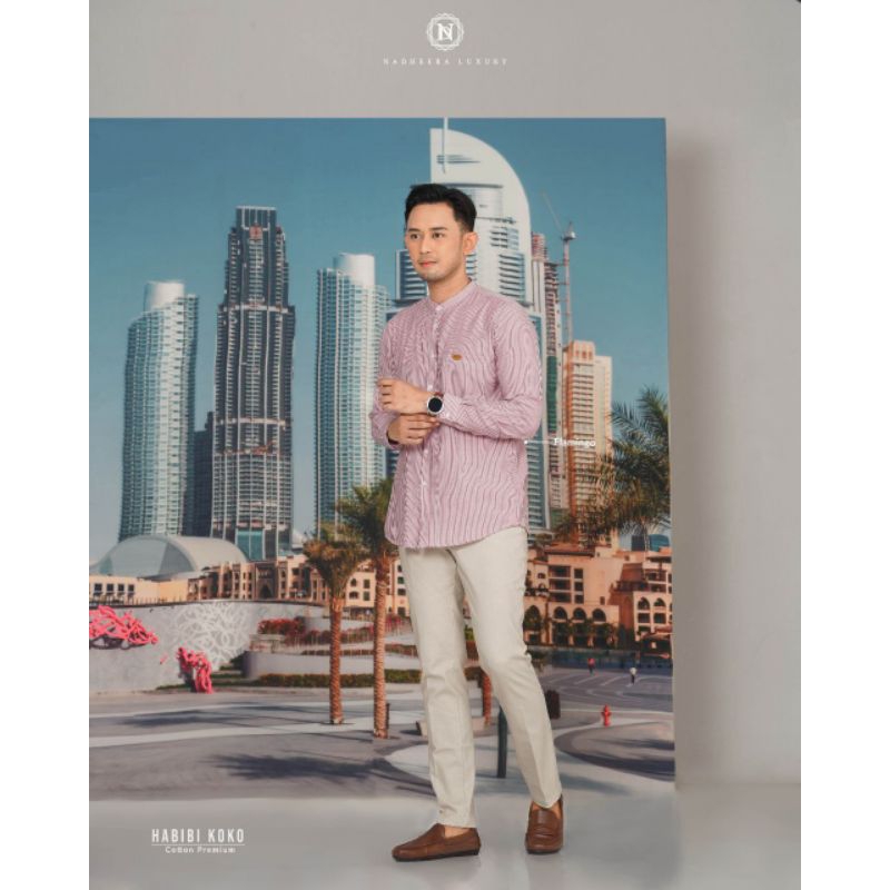 HABIBI KOKO NADHEERA LUXURY HABIBI koko kemeja lengan panjang