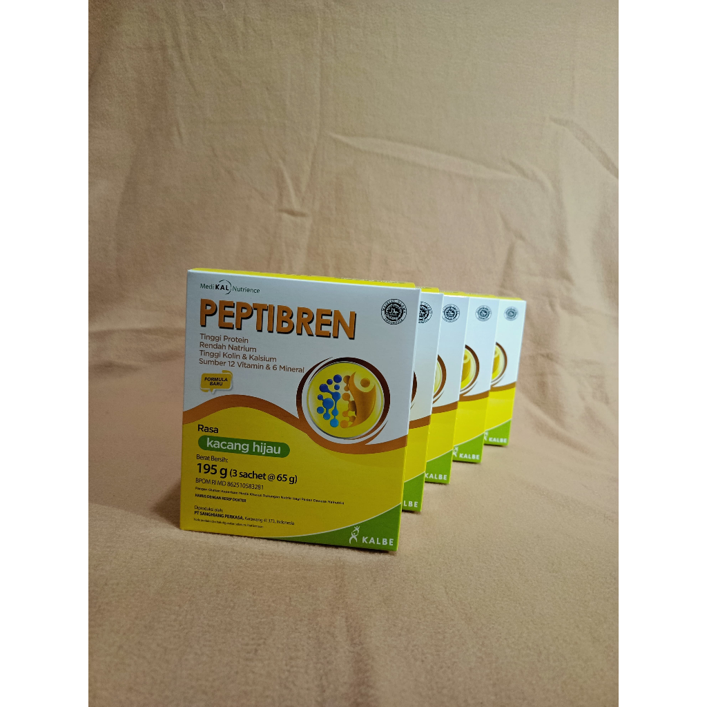 

Bundle Susu Peptibren Vanilla Kacang Hijau 5 box