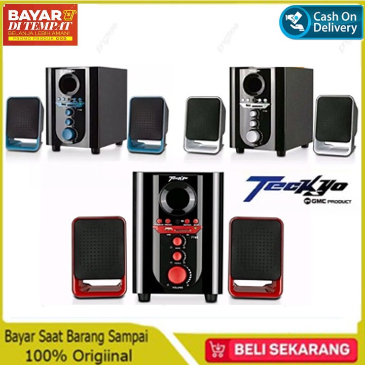 SPEAKER SALON AKTIF GMC TECKYO 778E BLUETOOTH SUBWOOFERS X-BASS//SPEAKER SALON AKTIF X-BASS TECKYO 7