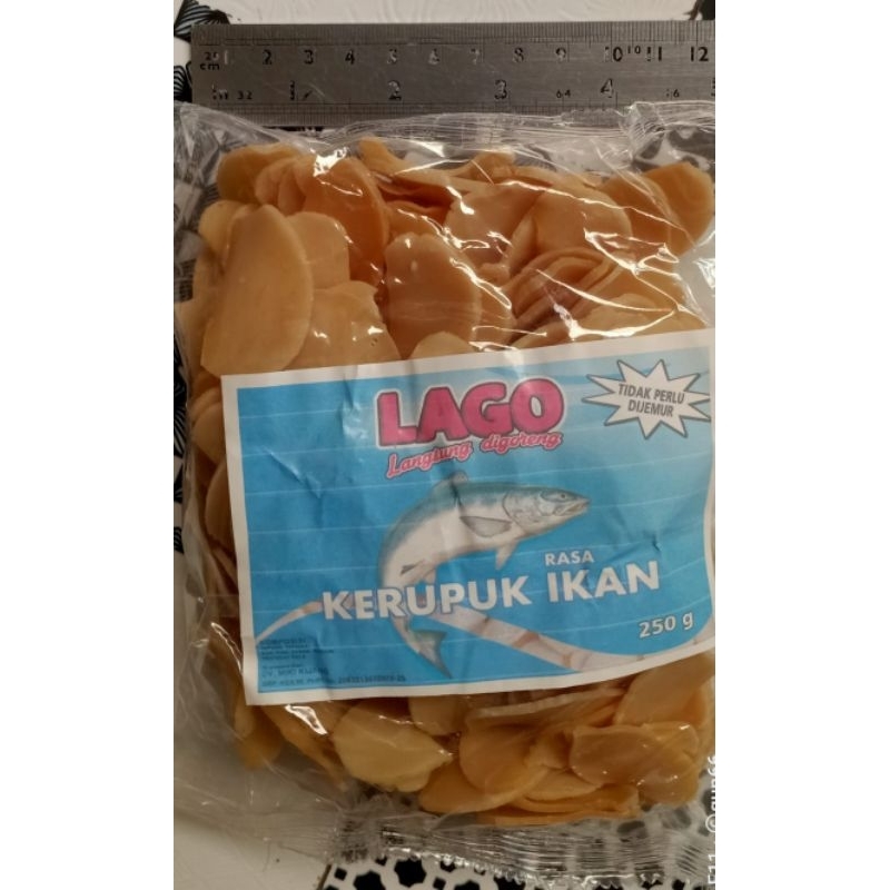 

krupuk Lago rasa ikan 1/4 kg