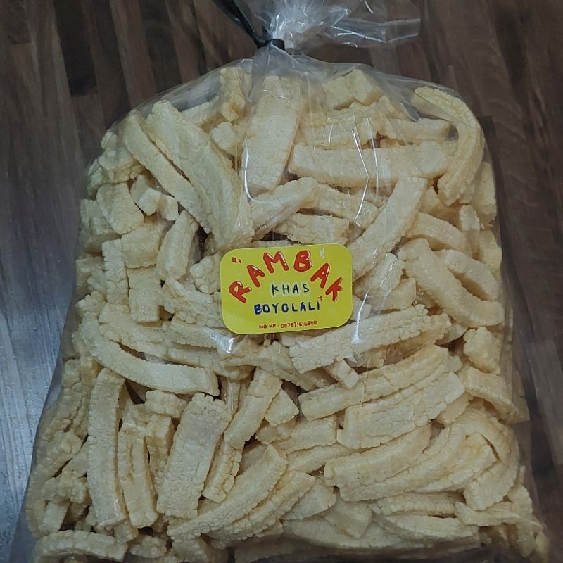 

Kerupuk rambak khas boyolali ukuran 20gr (isi 20 pcs)/70gr/250gr/500gr