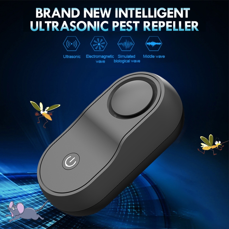 COD Alat Pengusir Tikus Ultrasonic Pest Repeller Pengusir Nyamuk Ultrasonik Pengusir Serangga Elektr