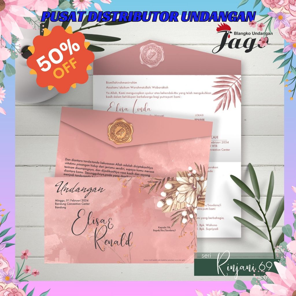 Blangko Undangan Kosong Jago 69 atau Blangko Undangan Terbaru