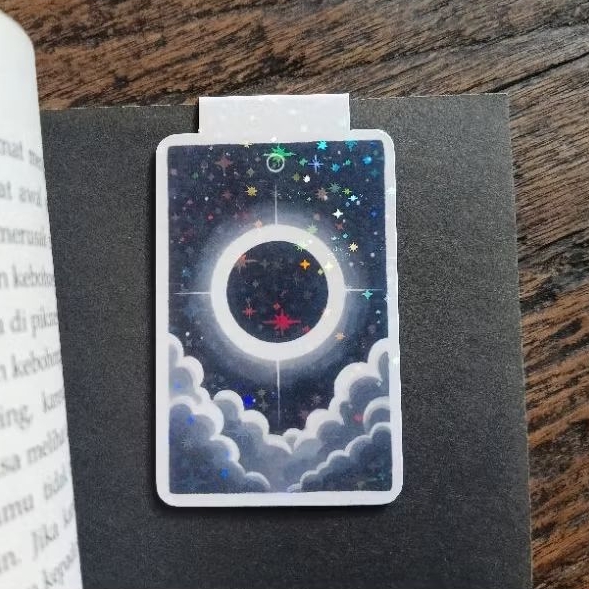 

Pembatas Buku Magnet | Handmade Magnetic Bookmark | Eclipse