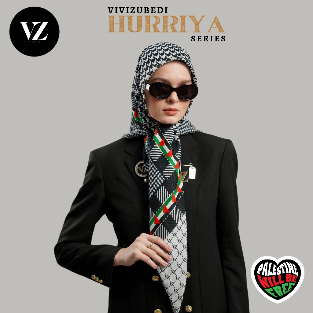 VZ Hurriya Scarf by Vivi Zubedi ( PALESTINE EDITION ) / VIVI ZUBEDI HURRIYA SCARF