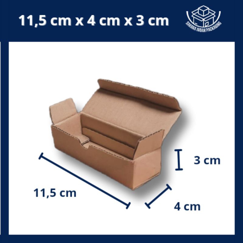 

(5 pcs) Kardus Die Cut kecil 11,5x4x3 cm