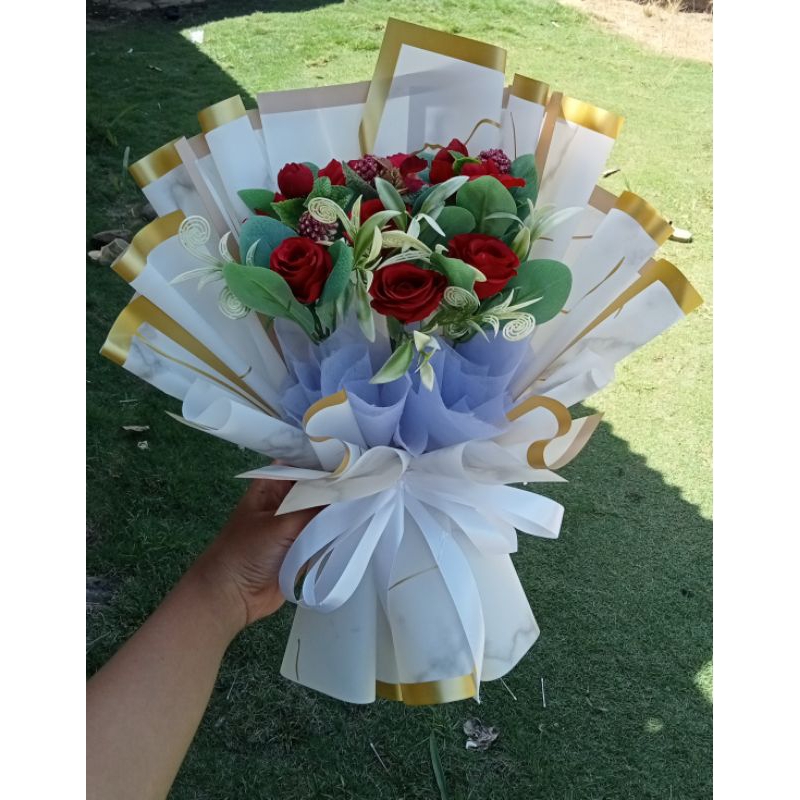 buket bunga | buket cantik| bunga artificial | cello premium | bunga artificial premium